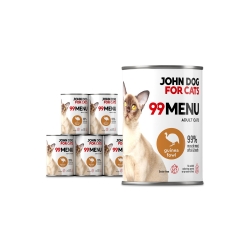 John Dog for Cats 99 MENU perliczka 400g